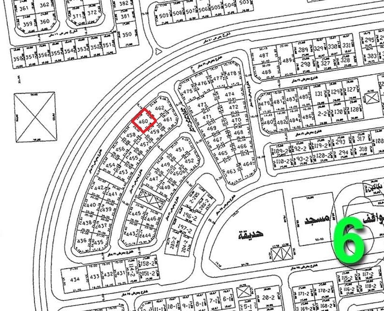 للبيع أرض فى منطقة الزهراء ق6