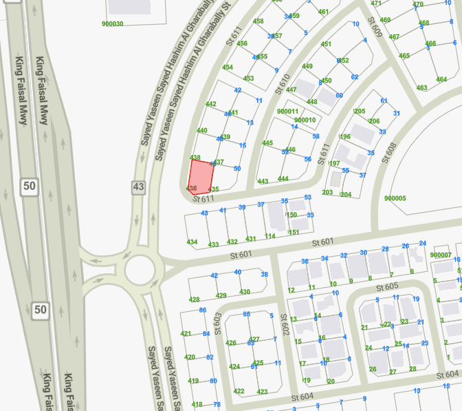 للبيع أرض فى الزهراء قطعة 6 زاوية وارتداد