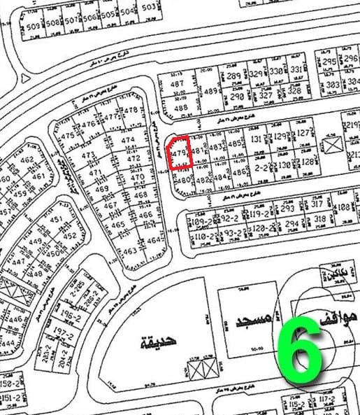 للبيع أرض فى الزهراء زاوية داخلية