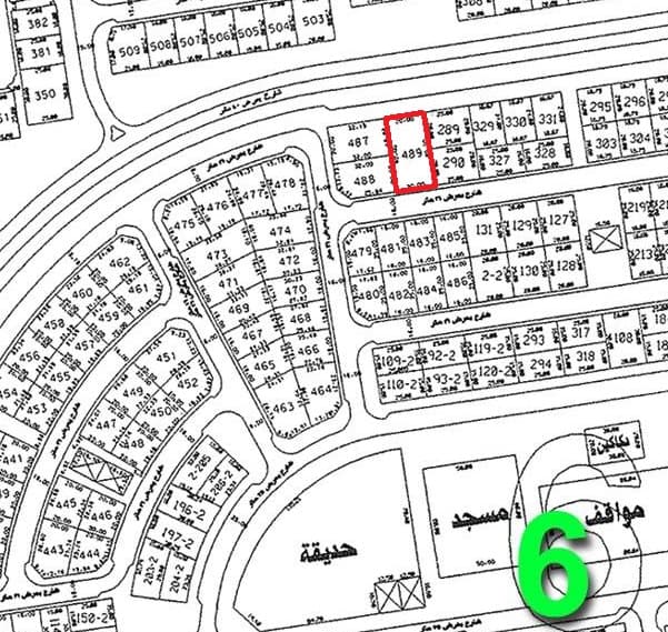 أرض للبيع فى منطقة الزهراء بطن وظهر