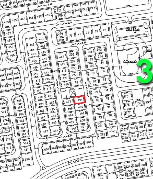 للبيع أرضين بجانب بعض فى الزهراء قطعة 3