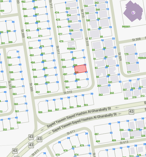 للبيع أرضين بجانب بعض بالزهراء قطعة 3