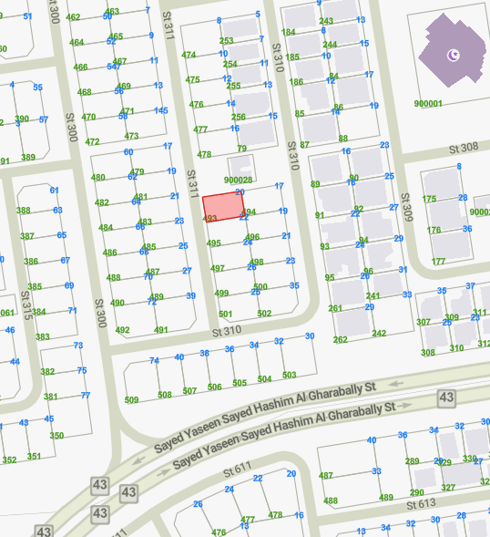 للبيع أرضين بالزهراء قطعة 3