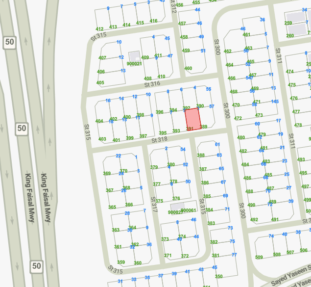 أرضين للبيع بالزهراء قطعة 3