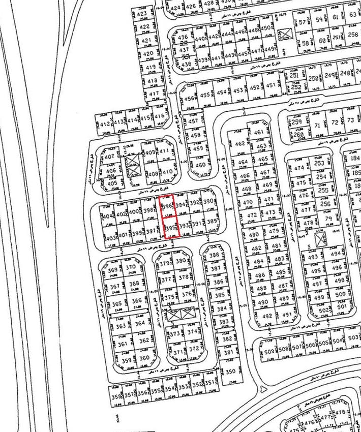 للبيع أرضين فى الزهراء شارع وسكه جانبيه
