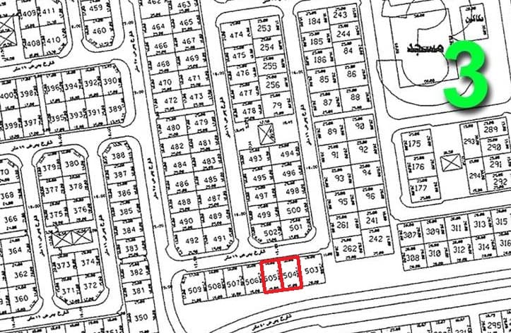 للبيع أرضين فى الزهراء بطن وظهر