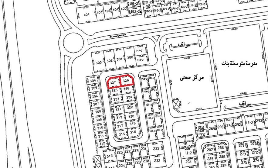 أرضين للبيع فى الزهراء موقع ممتاز