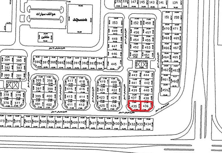 أرضين للبيع فى الزهراء مقابلها ارتداد