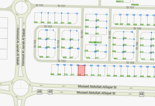 أرض للبيع فى الزهراء قطعه 1
