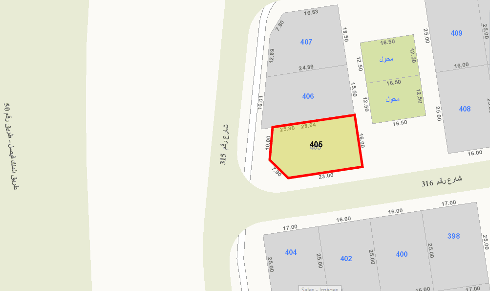 للبيع ارض زاوية فى الزهراء