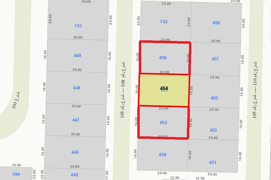ارضين للبيع فى الزهراء موقع مميز