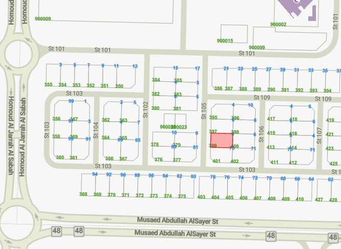 أرضين موقع للبيع فى الزهراء