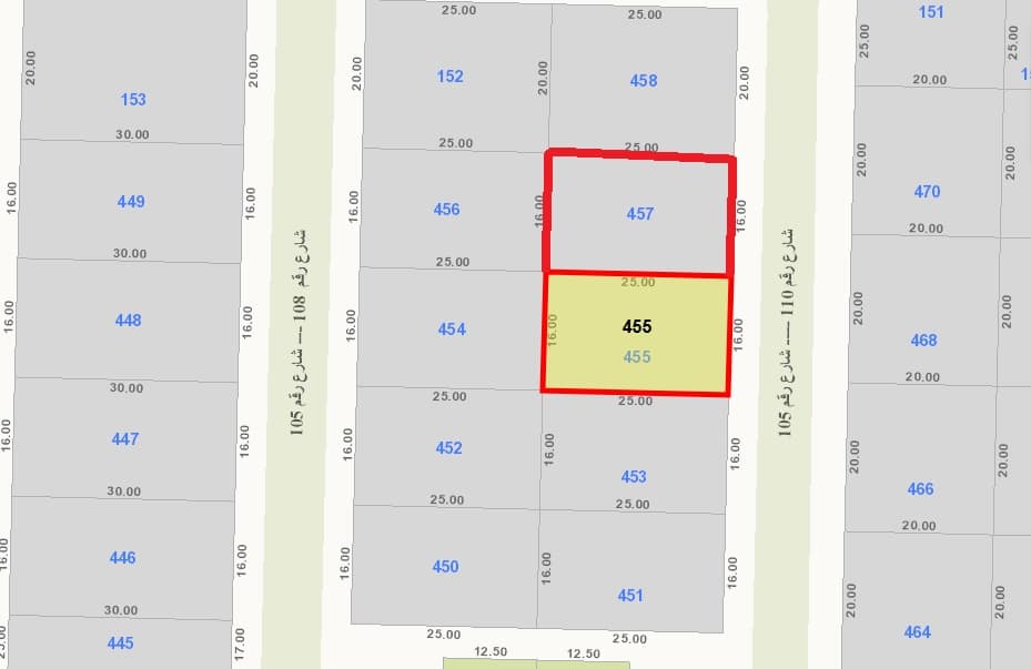 أرضين للبيع فى الزهراء قرب الخدمات