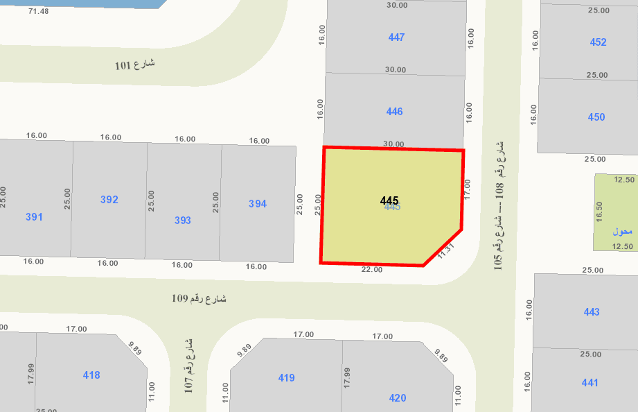 أرض للبيع فى الزهراء زاوية