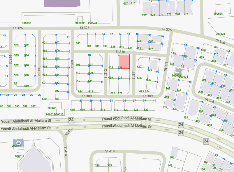 للبيع أرض فى السلام ق3 زاوية