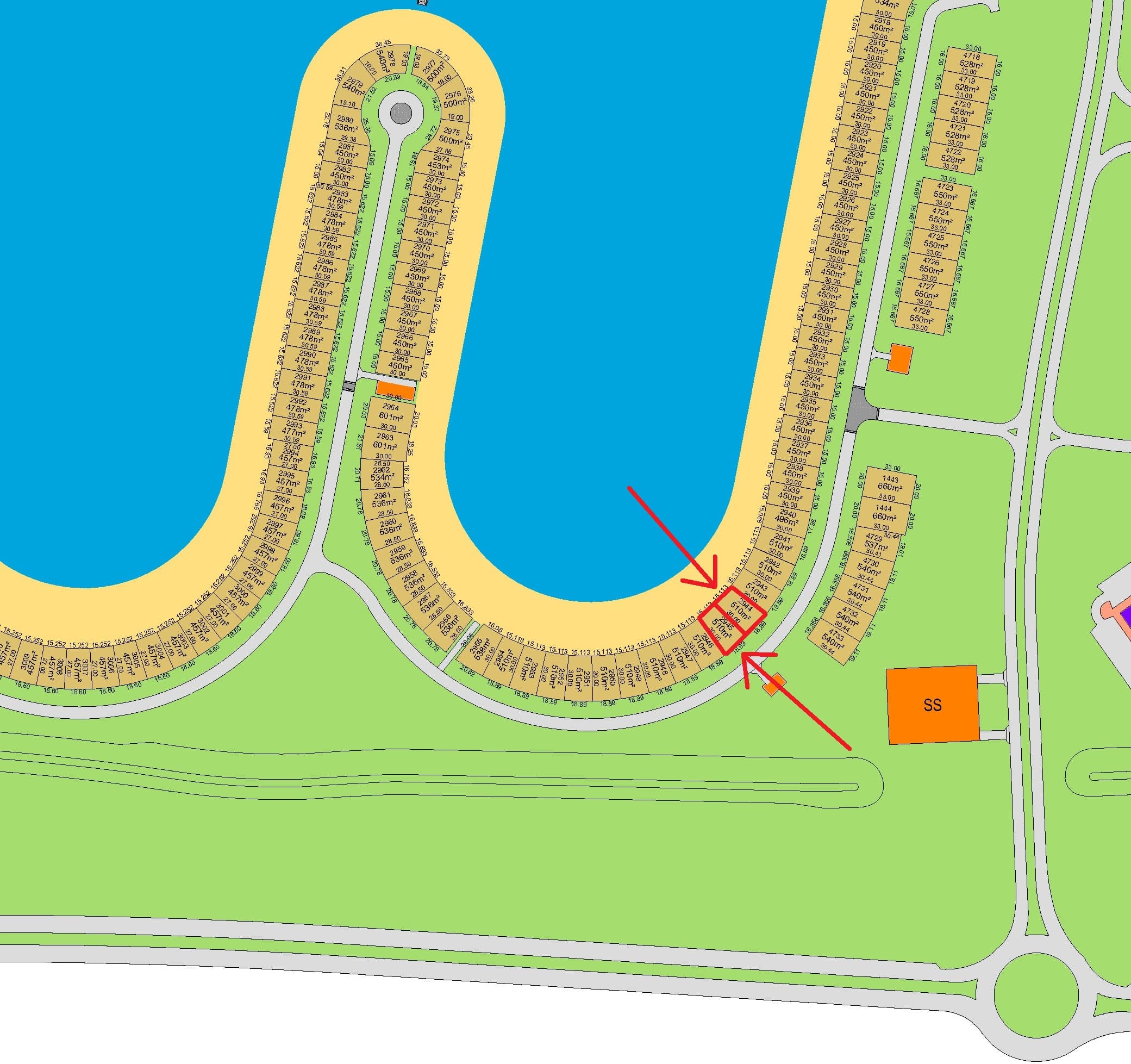 أرض للبيع فى البحرية الخامسة