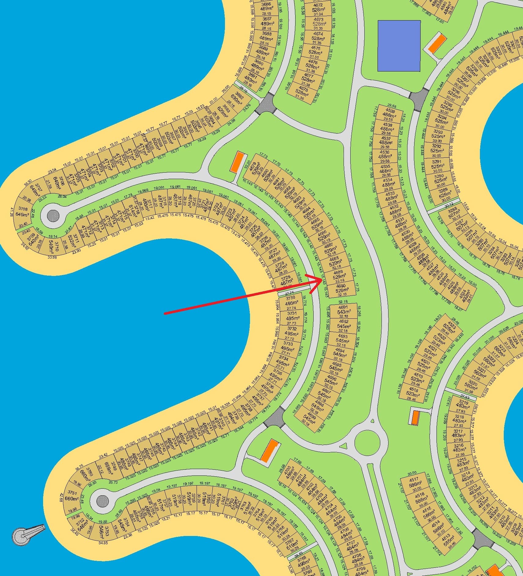 أرض للبيع فى البحرية صف ثاني