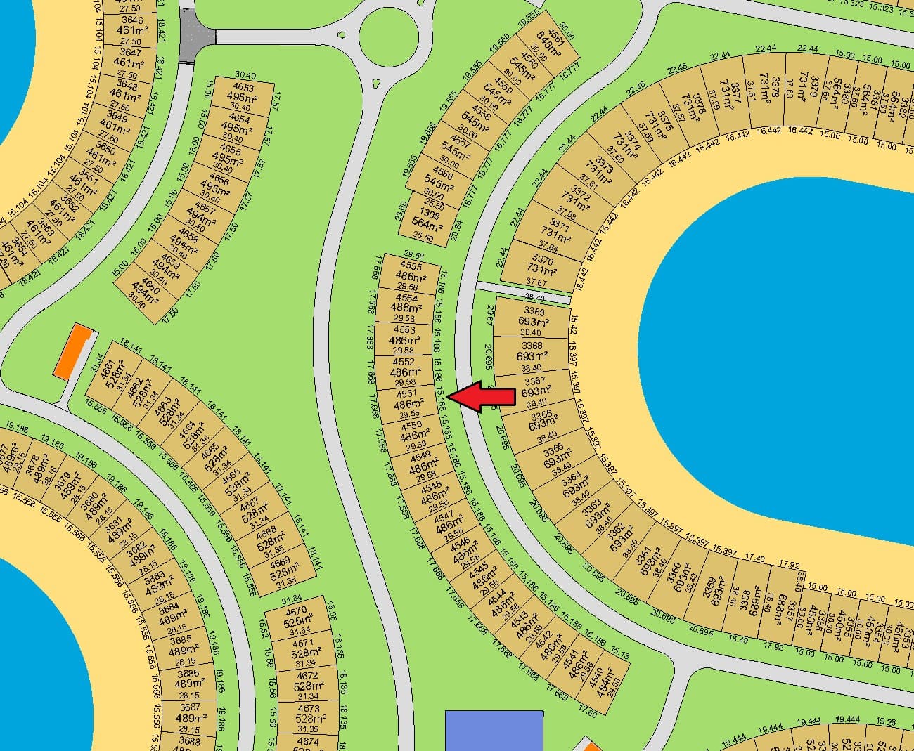 ارض للبيع فى صباح الاحمد البحرية