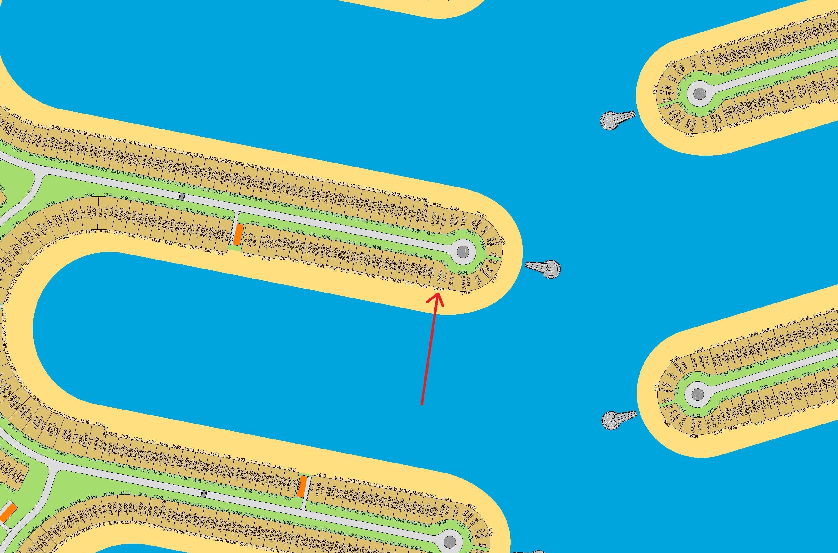 ارض مميزة للبيع فى البحرية