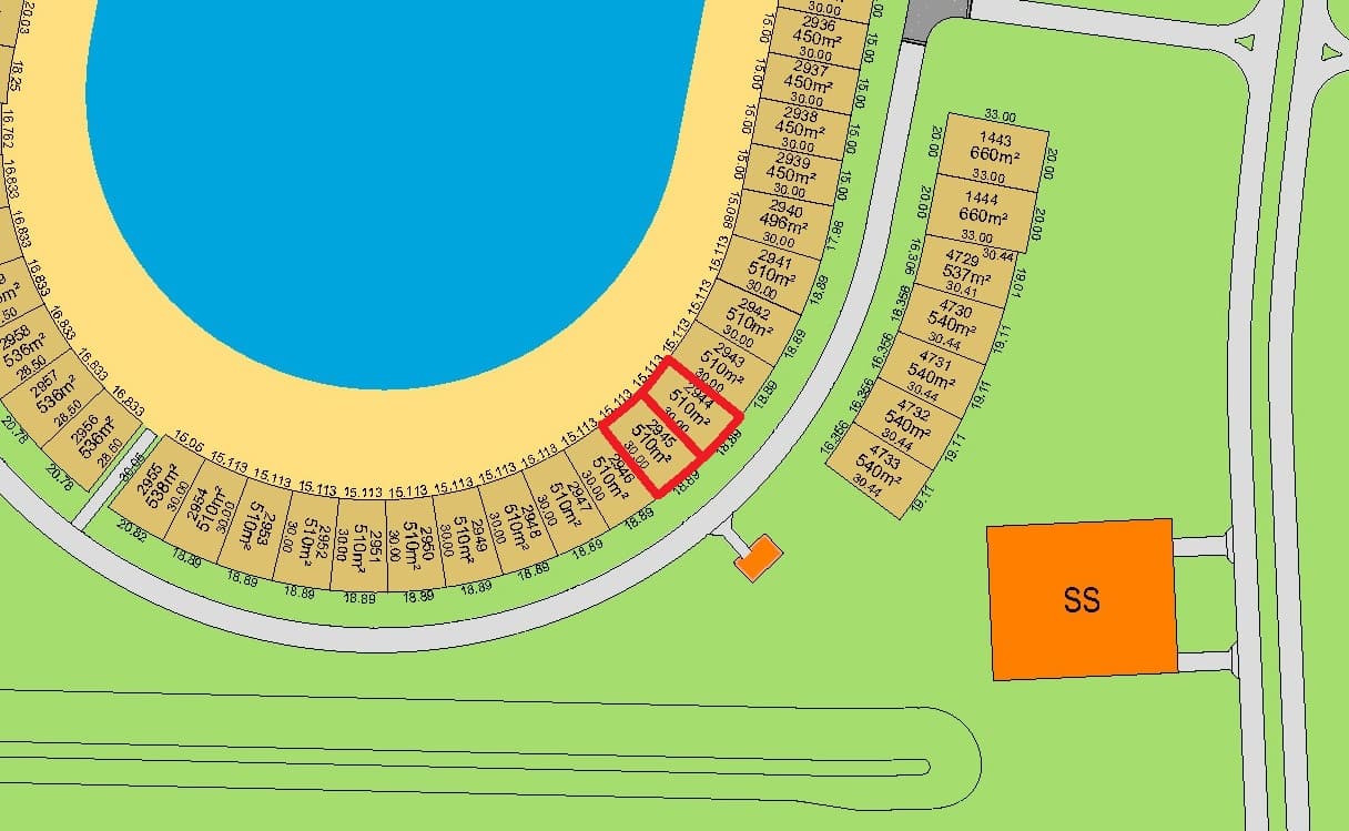 للبيع أرضين فى صباح الاحمد البحرية