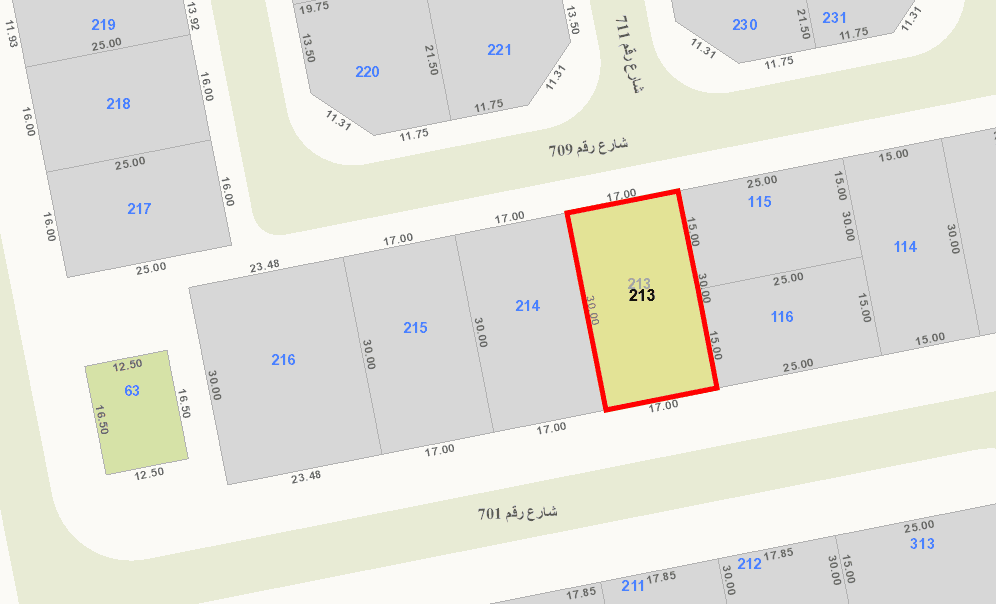 للبيع مجموعة أراضى فى الصديق