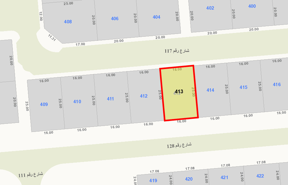 للبيع أرض فى السلام ق1 شارع رئيسي