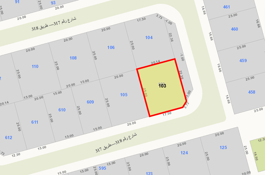 للبيع أرض في الفنيطيس قطعة 3