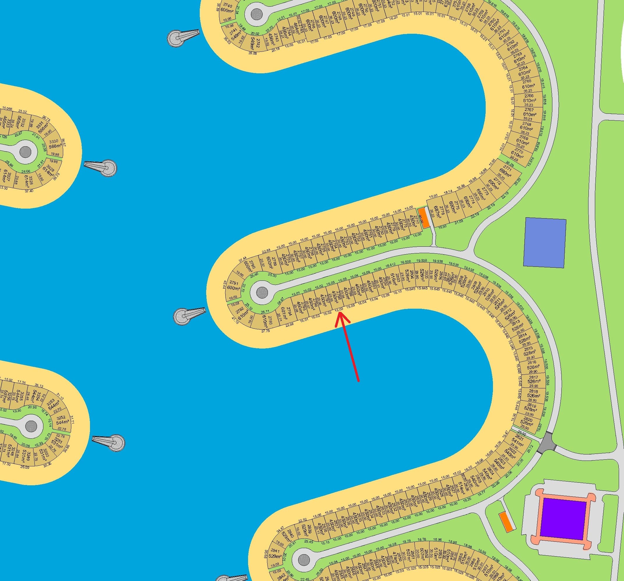 للبيع أرض بالمرحلة الخامسة بالبحرية