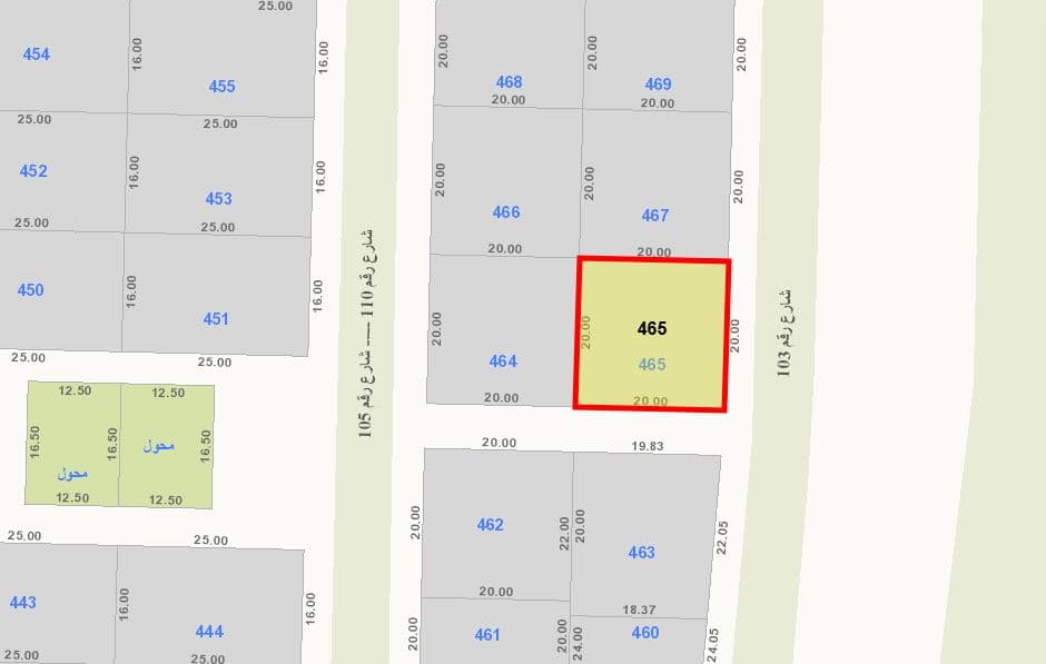 للبيع أرض مميزه فى الزهراء قطعة 1