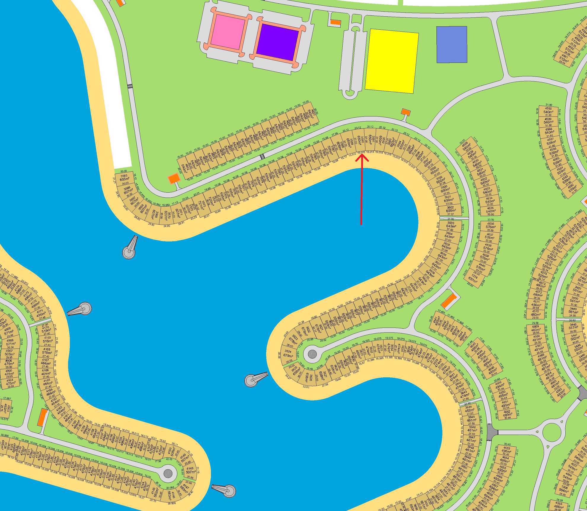 أرض صف اول للبيع فى صباح البحرية