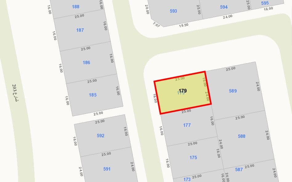 للبيع أرض فى الخيران السكني قطعة 2