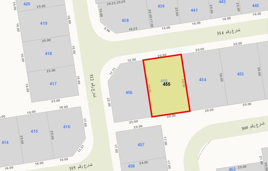 للبيع أرض فضاء فى الزهراء قطعة 3