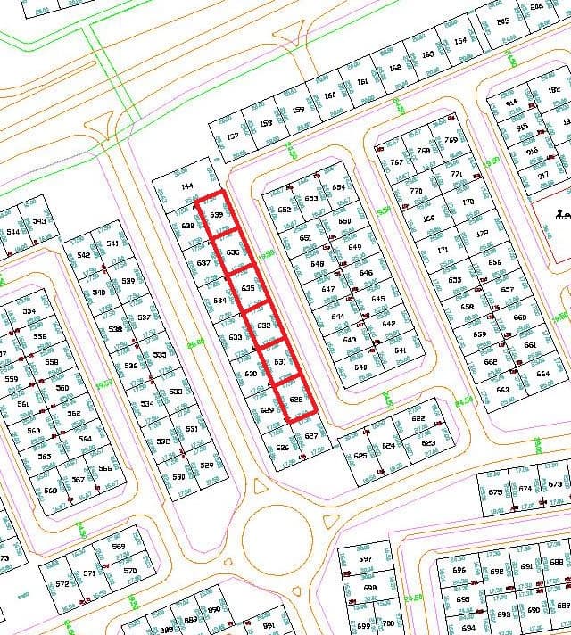 أراضى للبيع فى العقيله شارع واحد