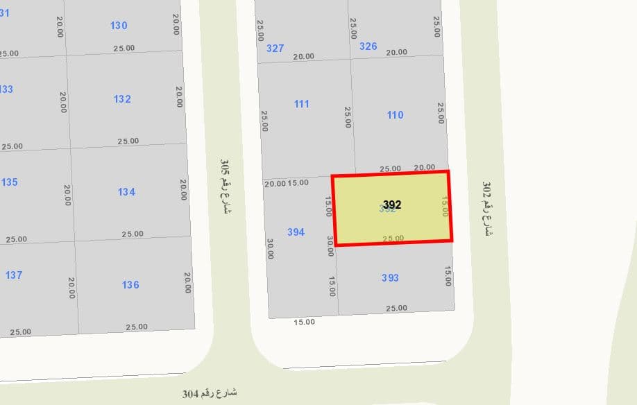 ثلاث أراضى للبيع فى الصديق مفروزين