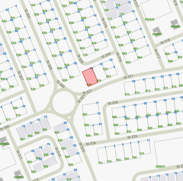 ارض للبيع في العقيله بطن وظهر وسكه