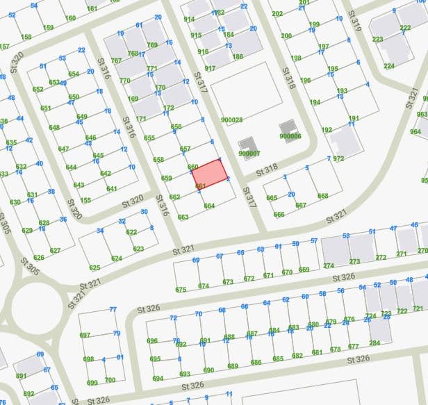 ارض للبيع فى العقيله قطعه 3