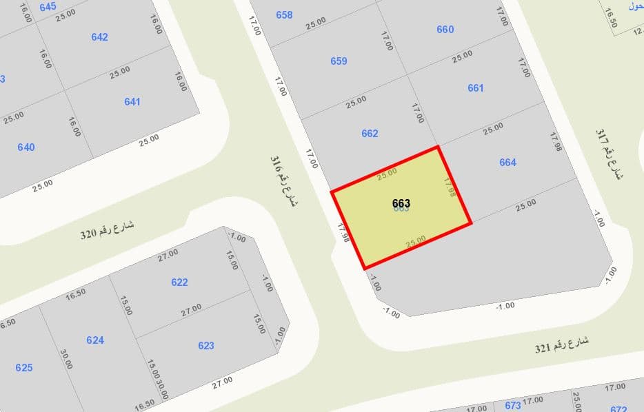 أرض للبيع فى العقيله زاوية