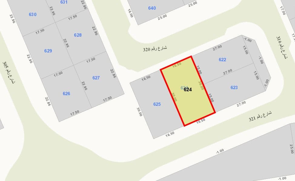 ارض للبيع في العقيله بطن وظهر