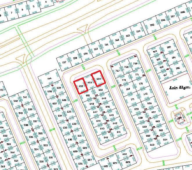 للبيع أرضين فى العقيلة زاوية و إرتداد