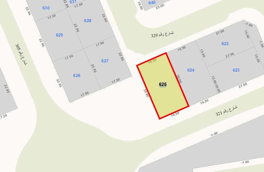 للبيع أرض موقع مميز بالعقيلة قطعة 3