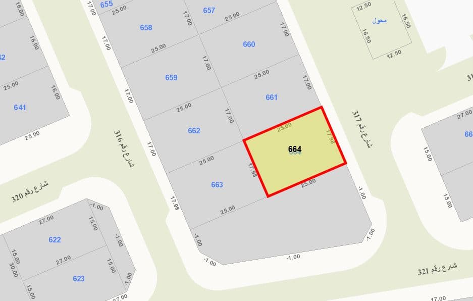 للبيع أرض فى العقيلة زاوية و إرتداد