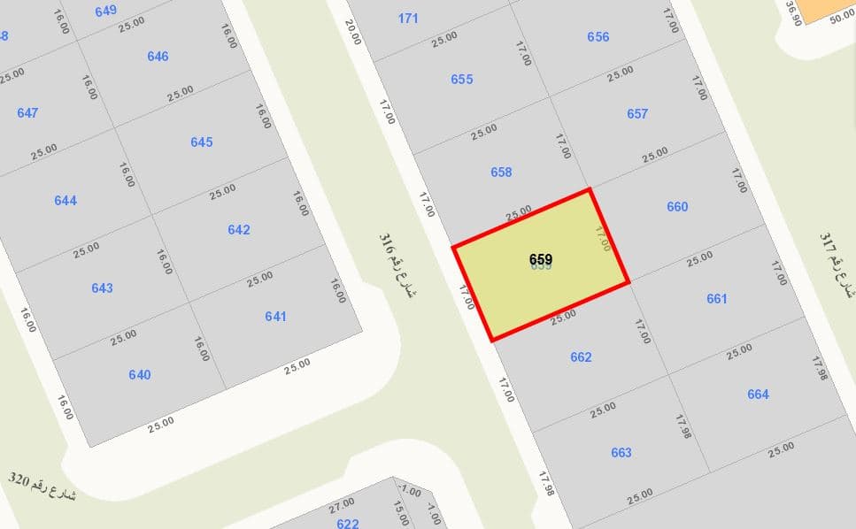 للبيع أراضي فى العقيلة