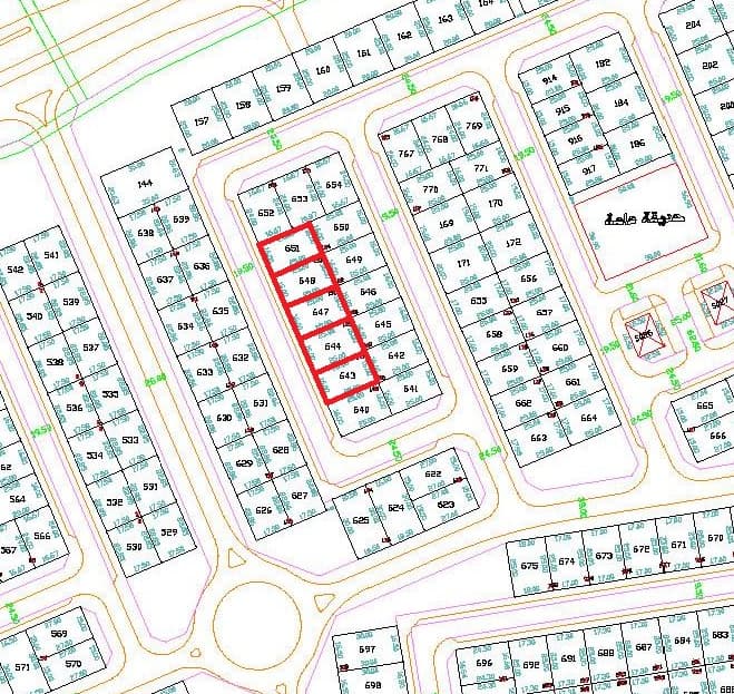 للبيع أراضي فى العقيلة قطعة 3