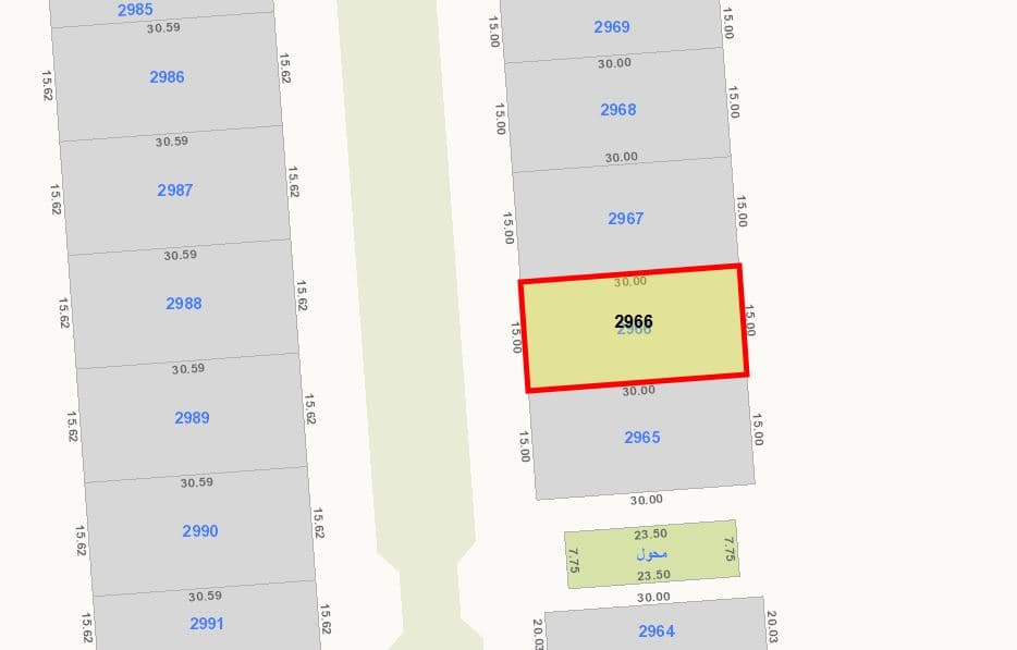 أرض للبيع فى صباح الاحمد البحريه