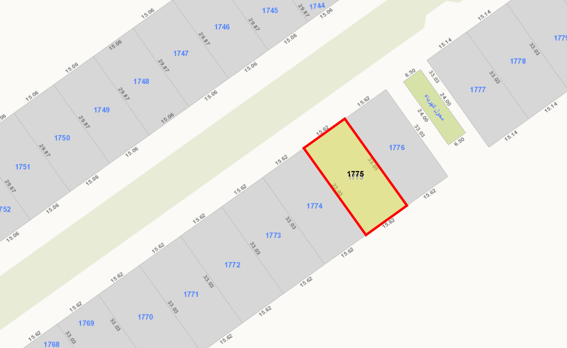 أرض للبيع فى البحريه المرحله الرابعه