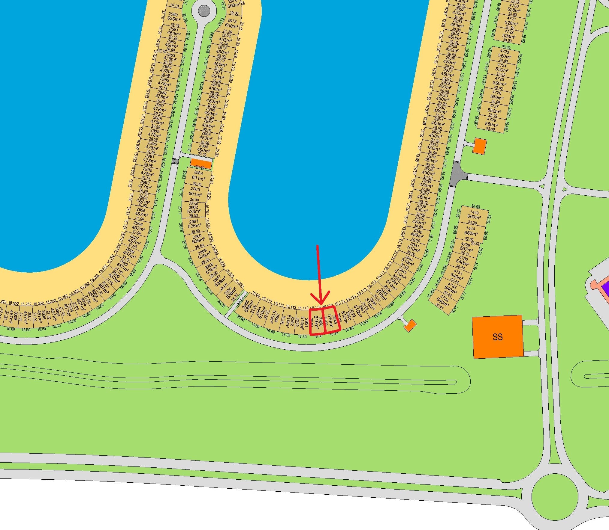 أرض مميزة للبيع فى البحرية