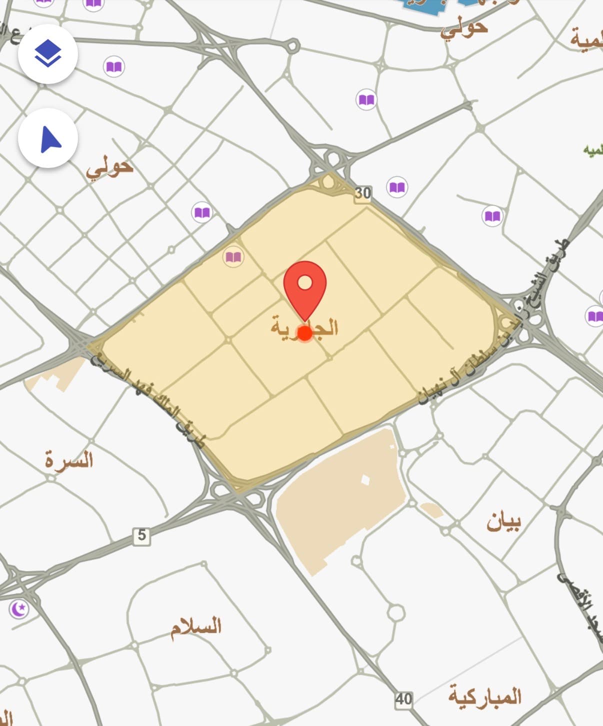 فيلا للبيع في الجابريه شارع رئيسي