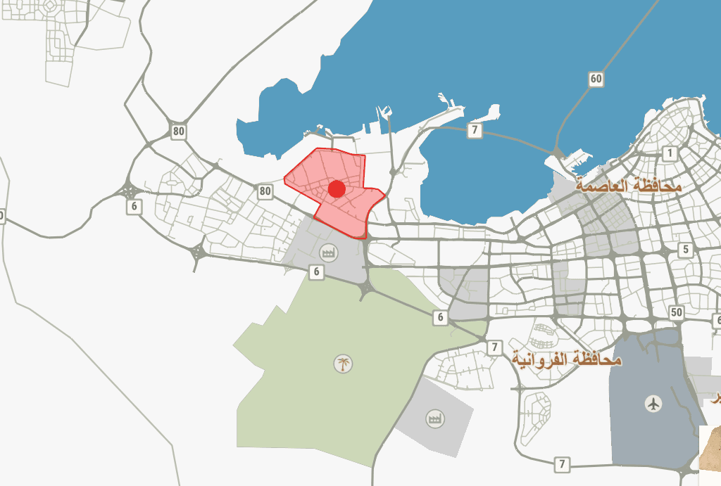 قسيمة للبيع فى جابر الأحمد