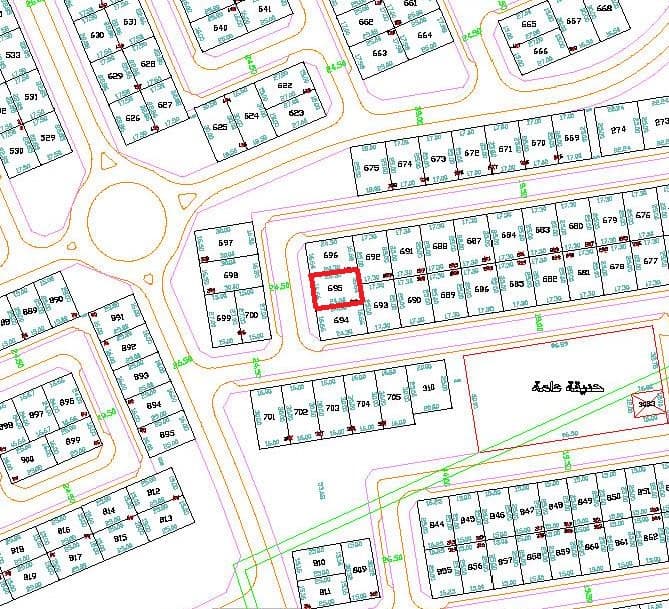أرض للبيع فى منطقة العقيلة قطعة 3