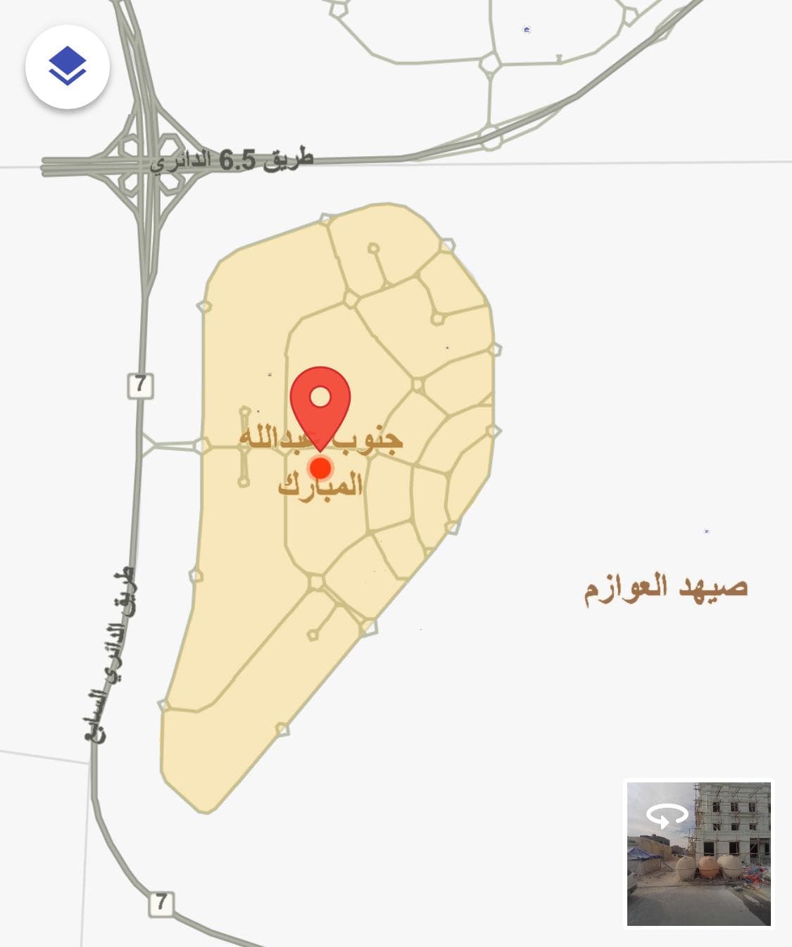 للبيع بيت فى جنوب عبدالله المبارك